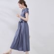 クチュールブローチ(Couture Brooch)の【美シルエット・通勤】シャンブレーシャツワンピース5