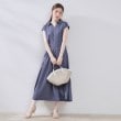 クチュールブローチ(Couture Brooch)の【美シルエット・通勤】シャンブレーシャツワンピース7