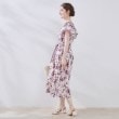 クチュールブローチ(Couture Brooch)の【花柄・華やか・一枚で着映え】サマーフラワーブーケワンピース2