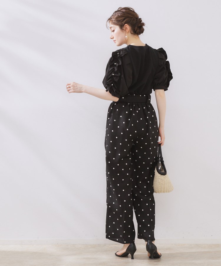 クチュールブローチ(Couture Brooch)の配色リボンドットパンツ6