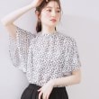 クチュールブローチ(Couture Brooch)の【キレイめ・通勤】前後2WAY楊柳フレアー袖ブラウス32