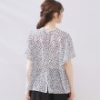 クチュールブローチ(Couture Brooch)の【キレイめ・通勤】前後2WAY楊柳フレアー袖ブラウス43