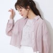 クチュールブローチ(Couture Brooch)の【洗える・オシャレな透け感】パール調ボタンシアーシャツ23