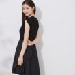 クチュールブローチ(Couture Brooch)の【接触冷感・ウエストゴム】ドッキングニットワンピース6