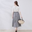 クチュールブローチ(Couture Brooch)の【大人可愛い・ゴム仕様】ギンガムチェック　タック＆ギャザースカート13