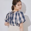 クチュールブローチ(Couture Brooch)の【マシンウォッシャブル・二の腕カバー】ブロックチェックブラウス21
