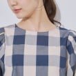 クチュールブローチ(Couture Brooch)の【マシンウォッシャブル・二の腕カバー】ブロックチェックブラウス31