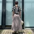 クチュールブローチ(Couture Brooch)の【マシンウォッシャブル・二の腕カバー】ブロックチェックブラウス14