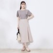 クチュールブローチ(Couture Brooch)の【2WAY・きれいめ】リネンライク サス付きスカート1