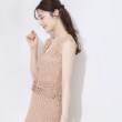 クチュールブローチ(Couture Brooch)の透かし編みフリンジニット3