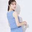 クチュールブローチ(Couture Brooch)の透かし編みフリンジニット17