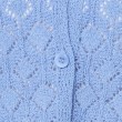 クチュールブローチ(Couture Brooch)の透かし編みフリンジニット21