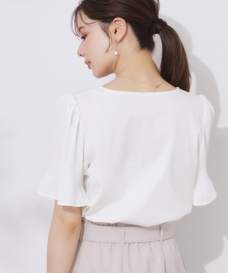クチュールブローチ(Couture Brooch)の【接触冷感・UVカット】マジョリカシフォンスリーブ6