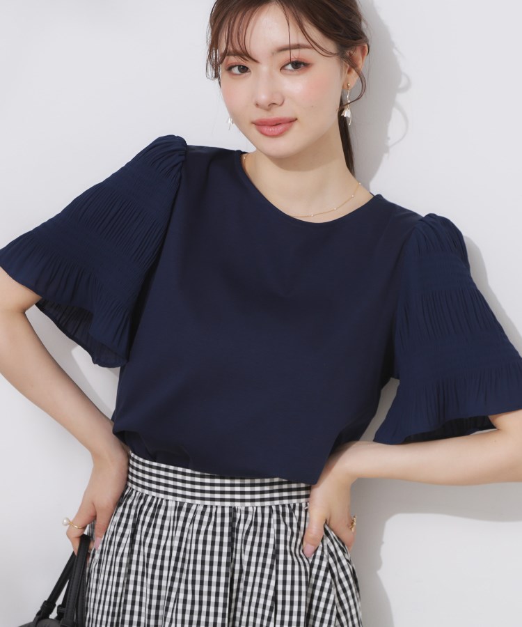 クチュールブローチ(Couture Brooch)の【接触冷感・UVカット】マジョリカシフォンスリーブ27
