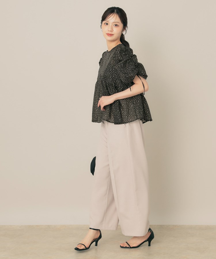 クチュールブローチ 半袖チュニック Couture Brooch チュニック 「マシンウォッシャブル/前後2WAY