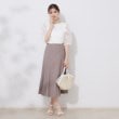 クチュールブローチ(Couture Brooch)の【接触冷感・UV・マシンウォッシャブル】袖レースデザイントップス1
