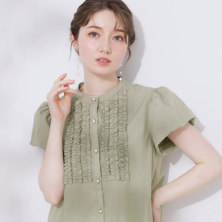 クチュールブローチ(Couture Brooch)のフロントフリルシャツ シャツ・ブラウス