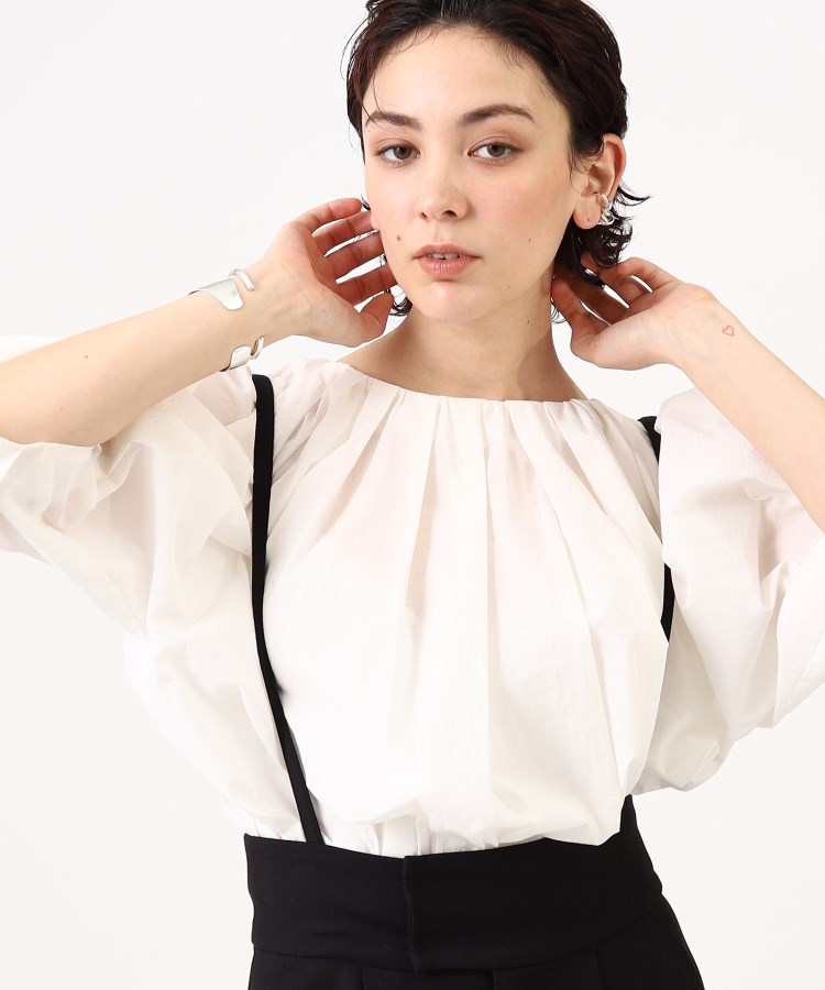 GISEL6月号掲載】タックギャザーブラウス(シャツ・ブラウス