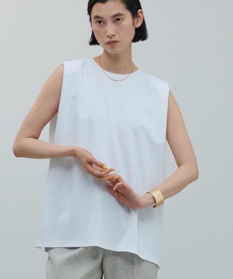 単品販売/受注生産 INDIVI ノースリーブカットソー インディヴィ