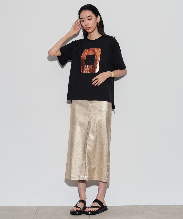 ギャレスト(GALLEST)のシャイン箔プリントTシャツ1