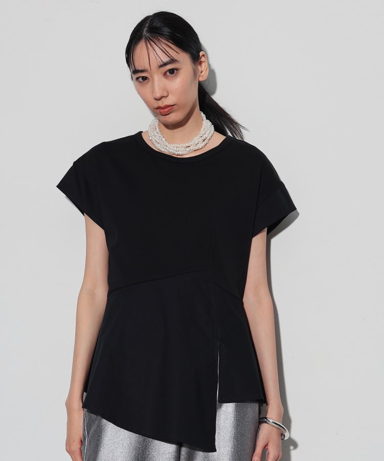 アシンメトリぺプラムトップス（カットソー） | GALLEST