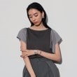 ギャレスト(GALLEST)のハンカチーフスリーブTシャツ チャコールグレー(013)