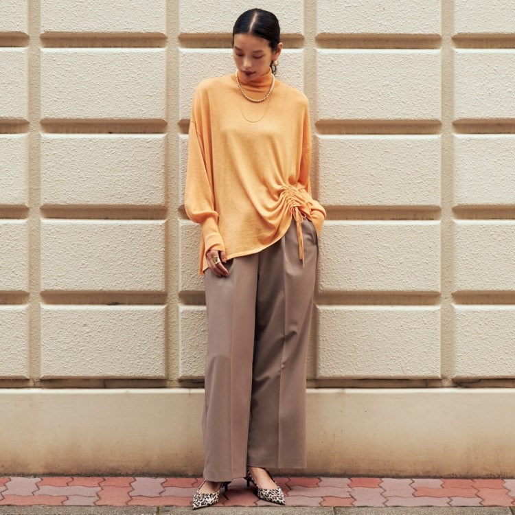 ギャレスト(GALLEST)のイージーストレートワイドパンツ フルレングスパンツ