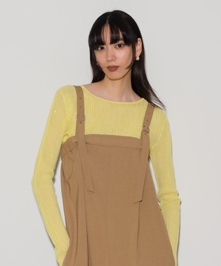 エメイン aimeine スイビシアースパンコールニット トップス