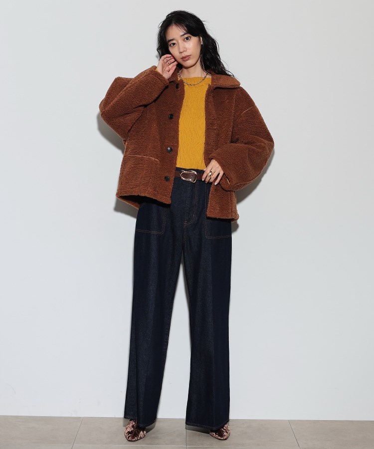 ギャレスト(GALLEST)の【WEB限定】リバーシブルムートン調ブルゾン13