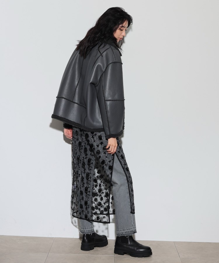 ギャレスト(GALLEST)の【WEB限定】リバーシブルムートン調ブルゾン23