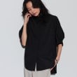 ギャレスト(GALLEST)のタックスリーブフォルムシャツ ブラック(019)