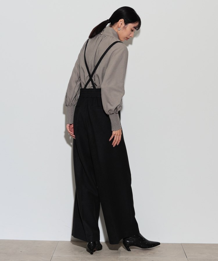 ギャレスト(GALLEST)のサスペンダー付きツイルワイドパンツ8