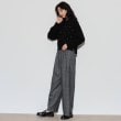 ギャレスト(GALLEST)のイージーストレートワイドパンツ【裏地付き/チェック柄】17
