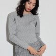 ギャレスト(GALLEST)のクルーネックコンパクトニット グレー(912)