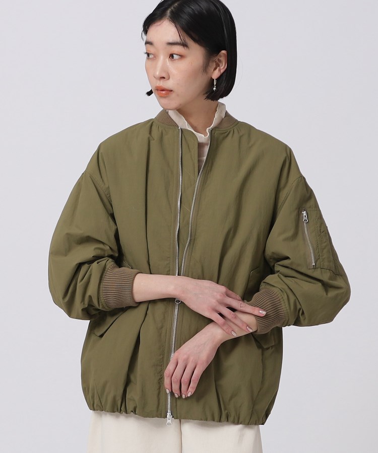 U.S. POLO ASSN. MA‐1 ブルゾン メンズ 秋 冬 ギャザー ショート