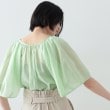 ギャレスト(GALLEST)のケープスリーブブラウス ミントグリーン(021)
