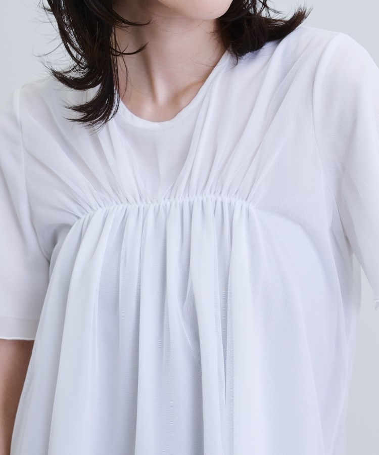 ギャレスト(GALLEST)のメッシュギャザーTシャツ12