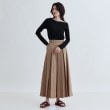 ギャレスト(GALLEST)の【セットアップ可能】ペーパーライクタックフレアパンツ5