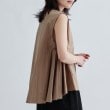 ギャレスト(GALLEST)の【セットアップ可能】ペーパーライクジレブラウス4