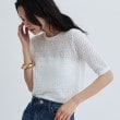 ギャレスト(GALLEST)のハーフスリーブシアーニット3
