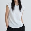 ギャレスト(GALLEST)のバックシャンノースリTシャツ ホワイト(001)