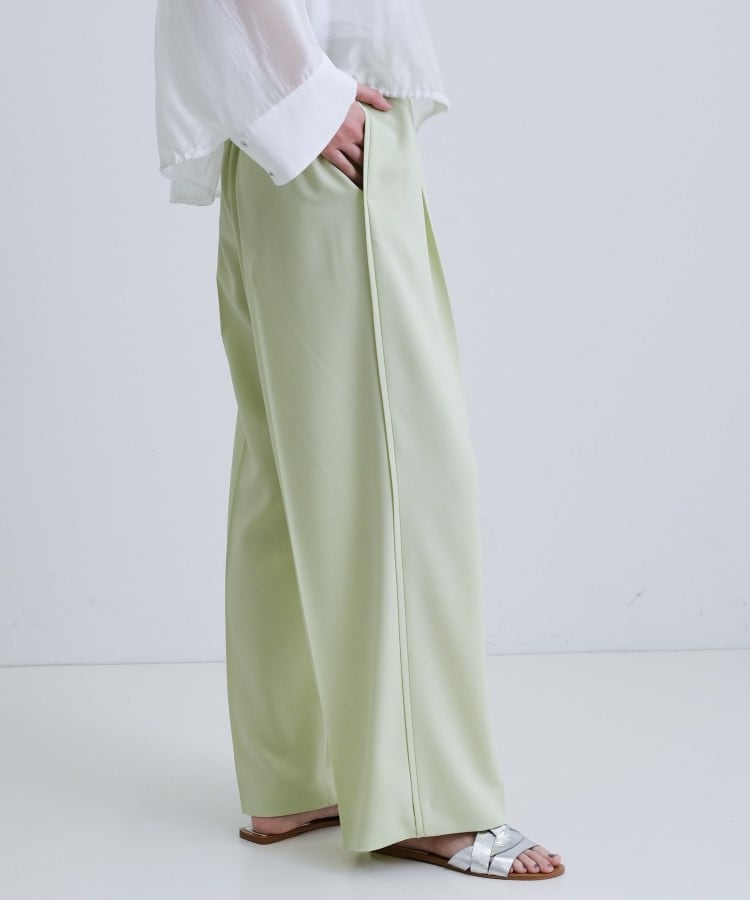 ギャレスト(GALLEST)の【接触冷感／セットアップ対応】イージーストレートワイドパンツ【通勤・セレモニー】15