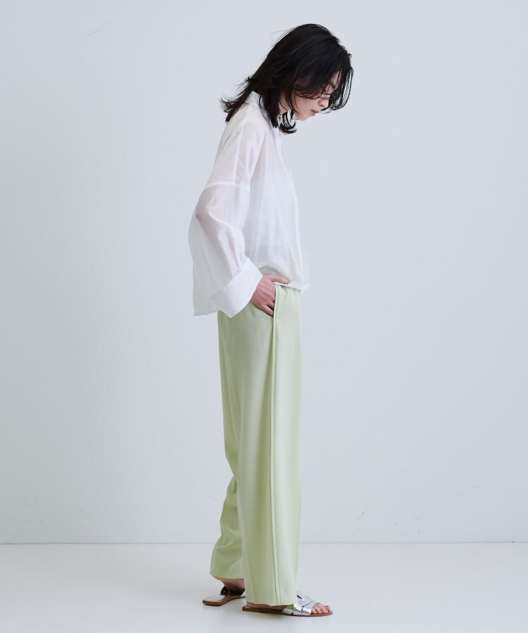 ギャレスト(GALLEST)の【接触冷感／セットアップ対応】イージーストレートワイドパンツ【通勤・セレモニー】20