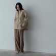 ギャレスト(GALLEST)の【接触冷感／セットアップ対応】イージーストレートワイドパンツ【通勤・セレモニー】10