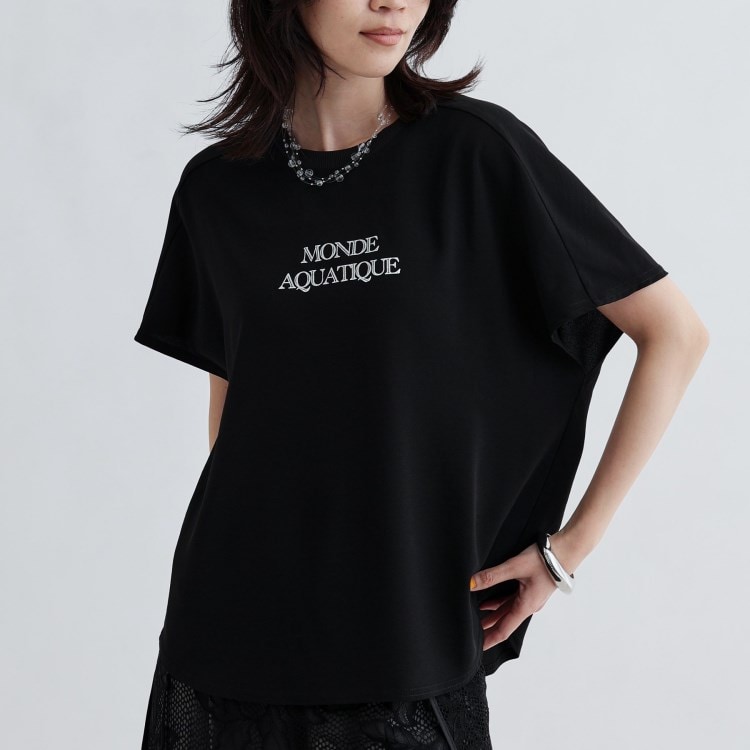 ギャレスト(GALLEST)のジョーゼットロゴブラウスTシャツ シャツ・ブラウス