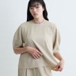ギャレスト(GALLEST)の【接触冷感/セットアップ対応】バルーンスリーブブラウス【通勤・セレモニー】 ベージュ(052)