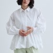 ギャレスト(GALLEST)のバルーンペプラムブラウス ホワイト(001)