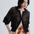 ギャレスト(GALLEST)の透かし編みニットカーディガン15