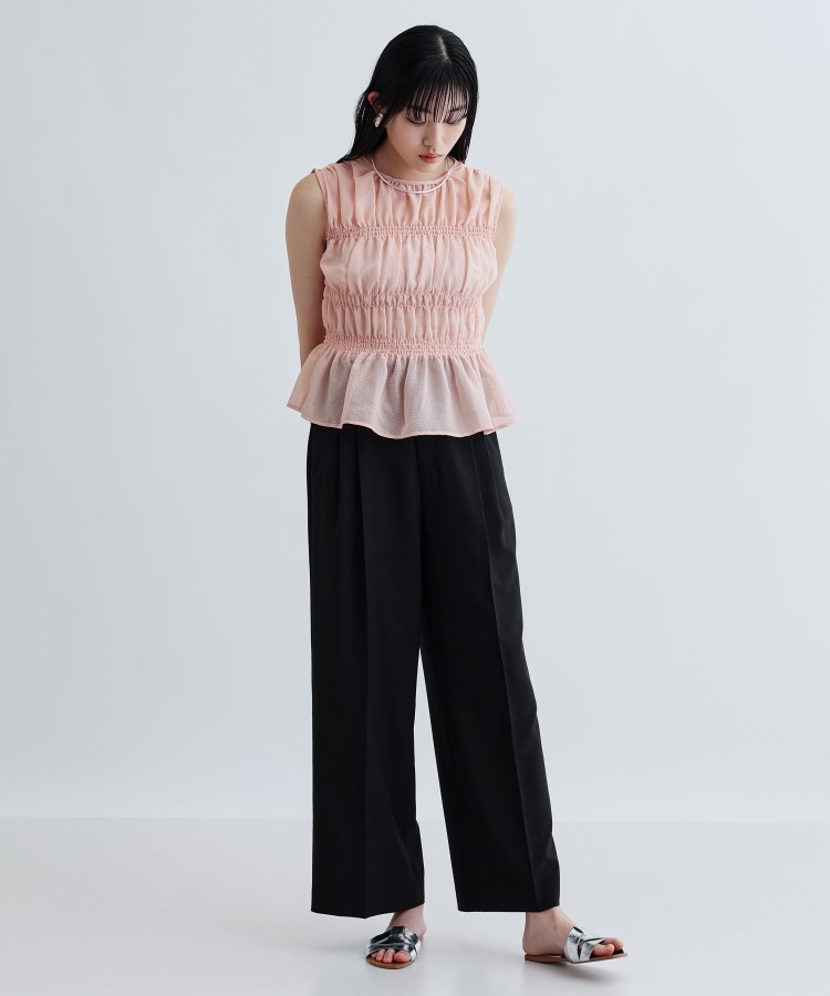 ギャレスト(GALLEST)のモードストレートパンツ1