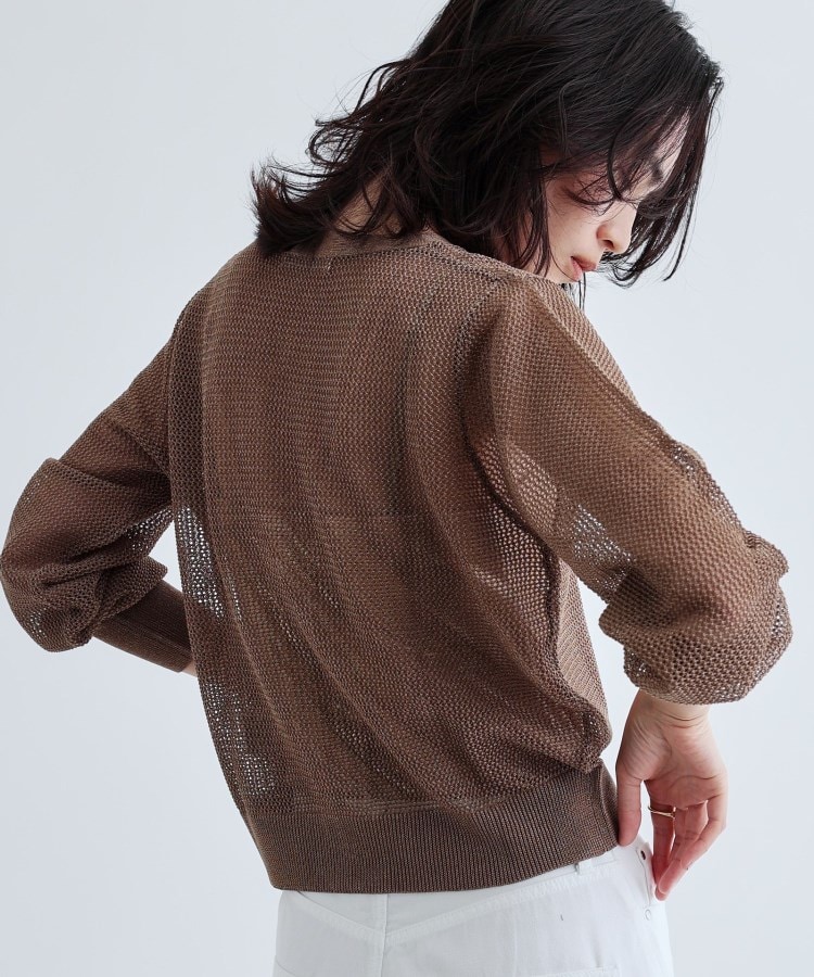 ギャレスト(GALLEST)のメッシュジップカーディガン2